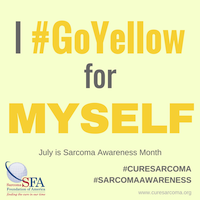 I GoYellow for MYSELF Sarcoma Awareness